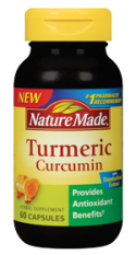 This is the turmeric supplement I'm taking. (Photo from NatureMade.com)